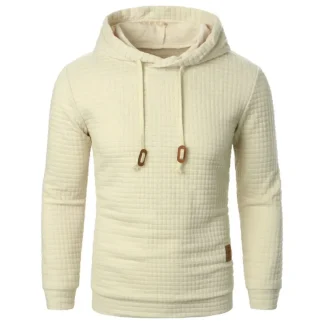 Knitted Plain Color Hooded Jackets
