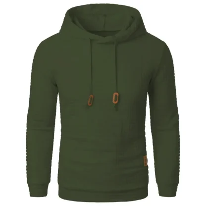 Knitted Plain Color Hooded Jackets - Image 10