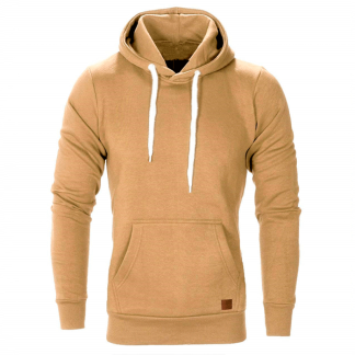 Simple Plain Color Slim Fit Hoodie