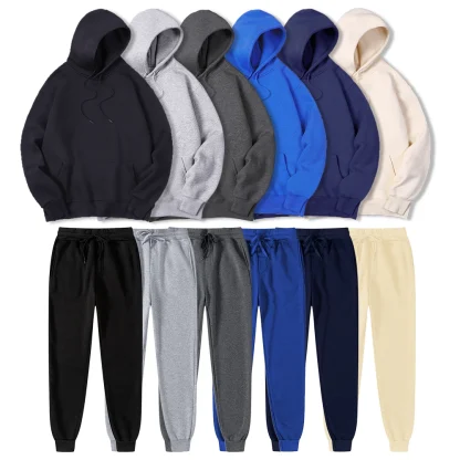 Drawstring Hooded Jacket with Pocket - Image 2