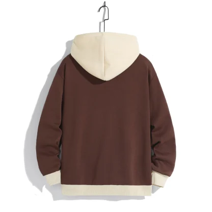 Two Tone Oversized Hoodie with Drawstring - Image 11