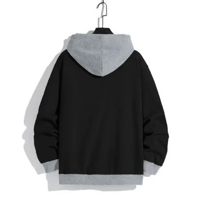 Two Tone Oversized Hoodie with Drawstring - Image 7