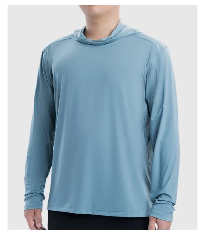 Elastic Lightweight Hoodie with Long Sleeve - Image 14