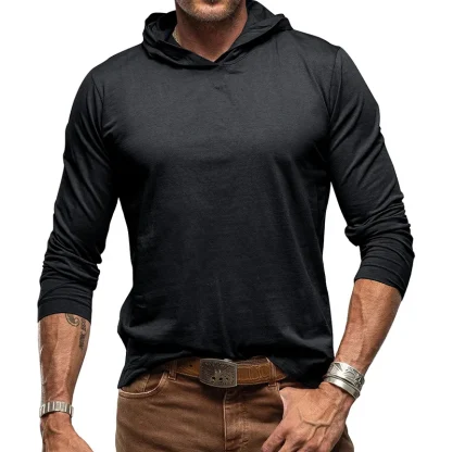 Lightweight Hooded Sweatshirt with Long Sleeve - Image 5