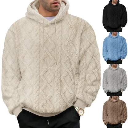 Cozy Pullover Jacket with Hood - Image 2