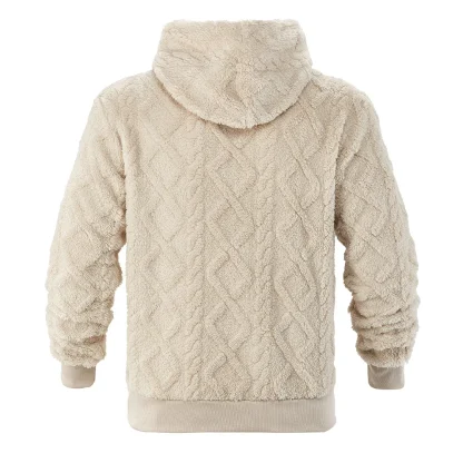 Cozy Pullover Jacket with Hood - Image 12