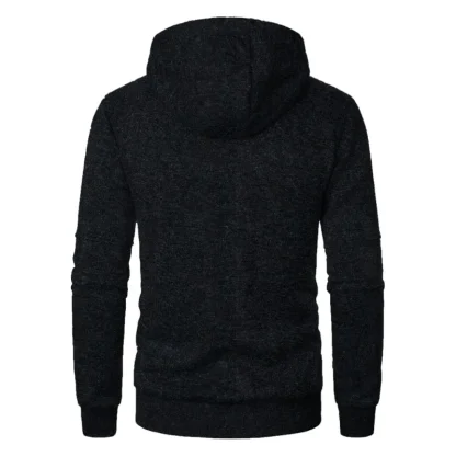 Zippered Hoodie Jacket with Long Sleeve - Image 7
