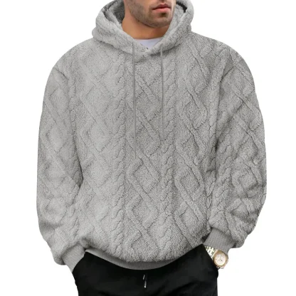 Cozy Pullover Jacket with Hood - Image 4