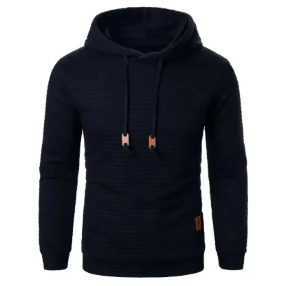 Knitted Plain Color Hooded Jackets - Image 3