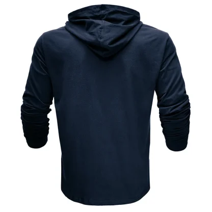 Lightweight Hooded Sweatshirt with Long Sleeve - Image 9