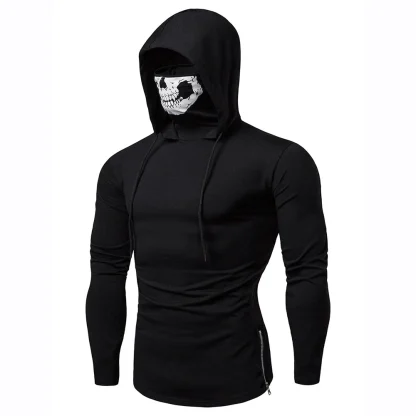 Slim Fit Hoodie Jacket with Mask
