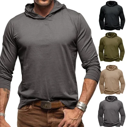 Lightweight Hooded Sweatshirt with Long Sleeve - Image 7
