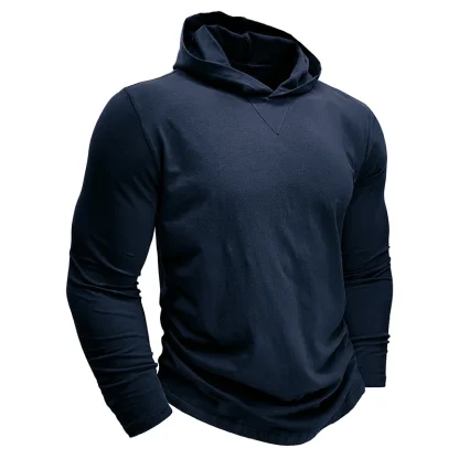 Lightweight Hooded Sweatshirt with Long Sleeve - Image 10