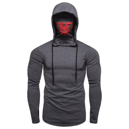 Slim Fit Hoodie Jacket with Mask - Image 4