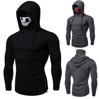 Slim Fit Hoodie Jacket with Mask - Image 5