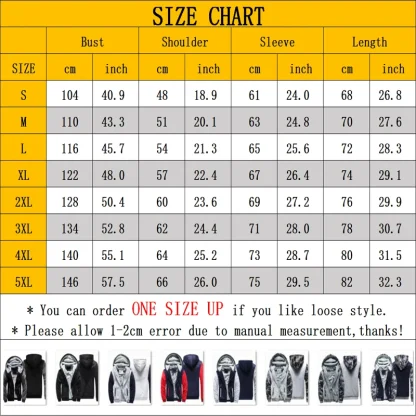 Thickened Warm Fleece Zip-Up Hoodie - Image 7