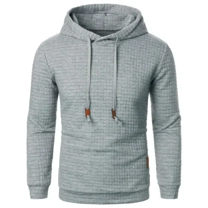 Knitted Plain Color Hooded Jackets - Image 9