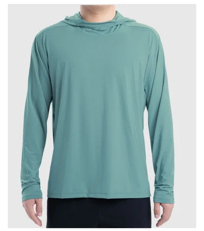 Elastic Lightweight Hoodie with Long Sleeve - Image 15