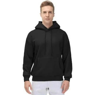 Warm Plain Color Hoodie with Pocket