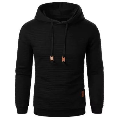 Knitted Plain Color Hooded Jackets - Image 5