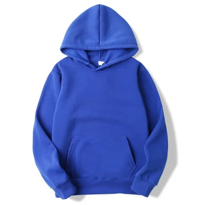 Solid Color Pullover Hoodie Jackets - Image 8