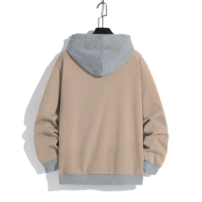 Two Tone Oversized Hoodie with Drawstring - Image 12