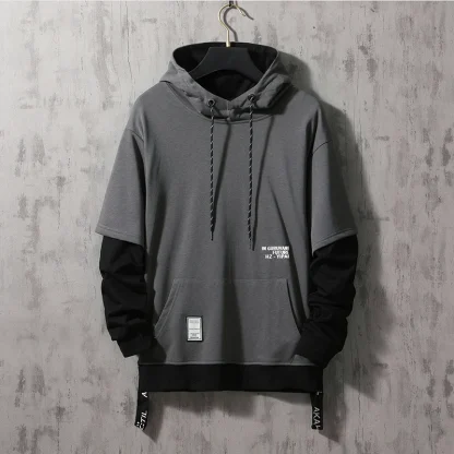 Fake Short Sleeve Hooded Jackets - Image 3