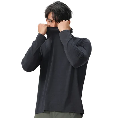 Elastic Lightweight Hoodie with Long Sleeve - Image 8