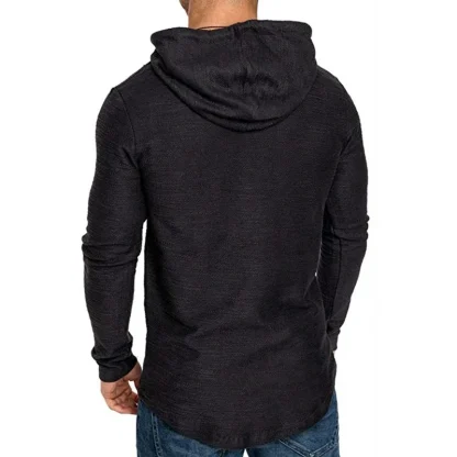 Lightweight Long Sleeve Men's Hoodie - Image 7