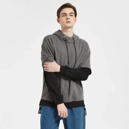 Fake Short Sleeve Hooded Jackets - Image 9
