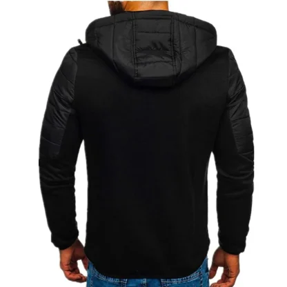 Warm Hoodie with Zip Up Front - Image 4