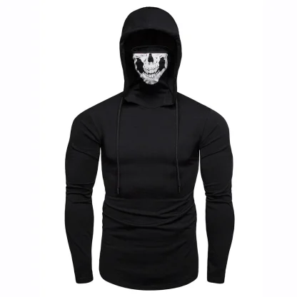 Slim Fit Hoodie Jacket with Mask - Image 3