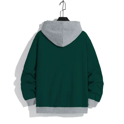Two Tone Oversized Hoodie with Drawstring - Image 13