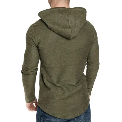 Lightweight Long Sleeve Men's Hoodie - Image 9