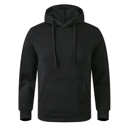 Casual Plain Color Hooded Jacket
