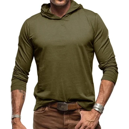 Lightweight Hooded Sweatshirt with Long Sleeve - Image 2