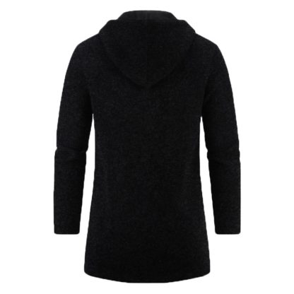 Mid Length Hoodie with Zippered Front - Image 8