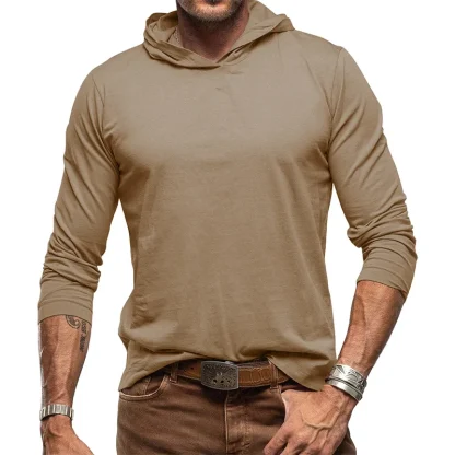 Lightweight Hooded Sweatshirt with Long Sleeve - Image 3