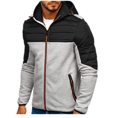 Warm Hoodie with Zip Up Front - Image 8