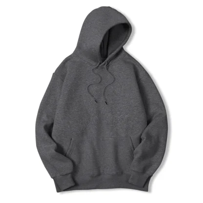 Drawstring Hooded Jacket with Pocket - Image 9