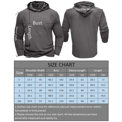 Lightweight Hooded Sweatshirt with Long Sleeve - Image 6