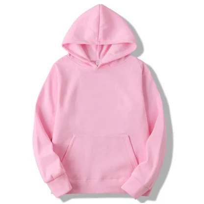 Solid Color Pullover Hoodie Jackets - Image 6