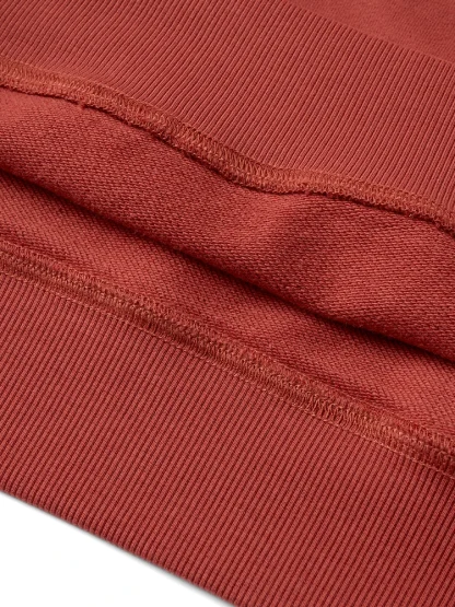 Embroidered Pullover Hoodie with Pocket - Image 5