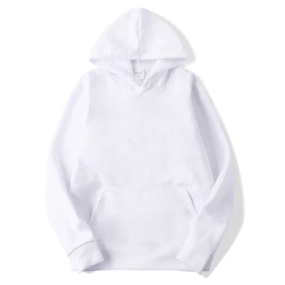 Solid Color Pullover Hoodie Jackets