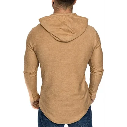 Lightweight Long Sleeve Men's Hoodie - Image 12