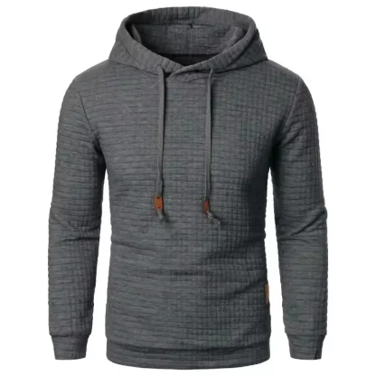 Knitted Plain Color Hooded Jackets - Image 2