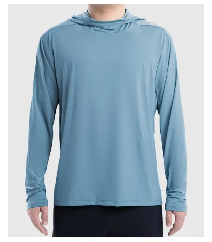 Elastic Lightweight Hoodie with Long Sleeve - Image 13