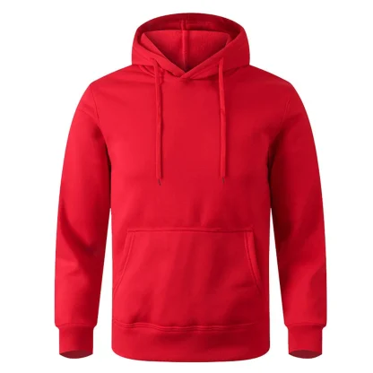 Casual Plain Color Hooded Jacket - Image 12