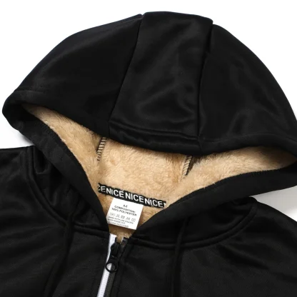 Full Zip Cozy Hoodie with Fleece Lined - Image 12